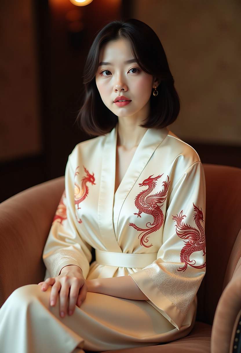 金亚麻色光影